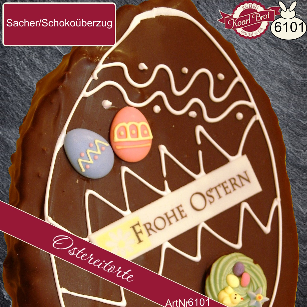 Ostereitorte - Sacher/Schokoüberzug
