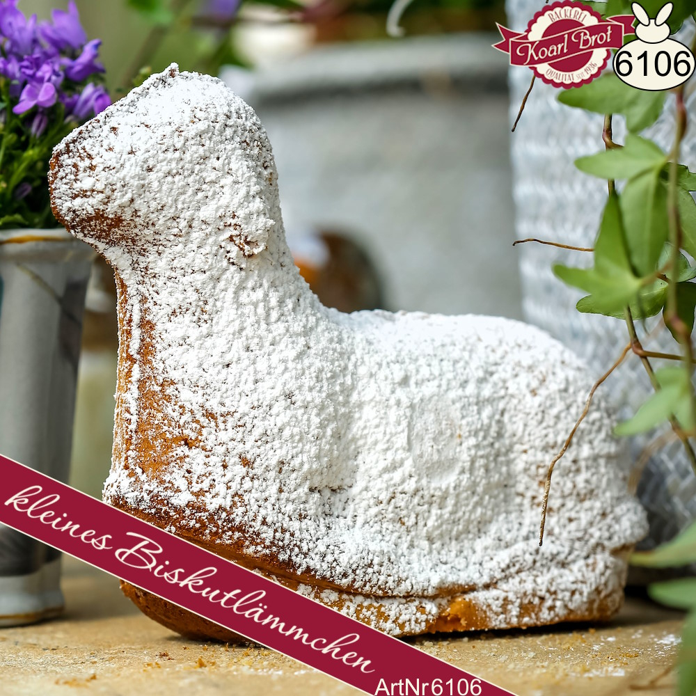 kleines Biskuitlämmchen