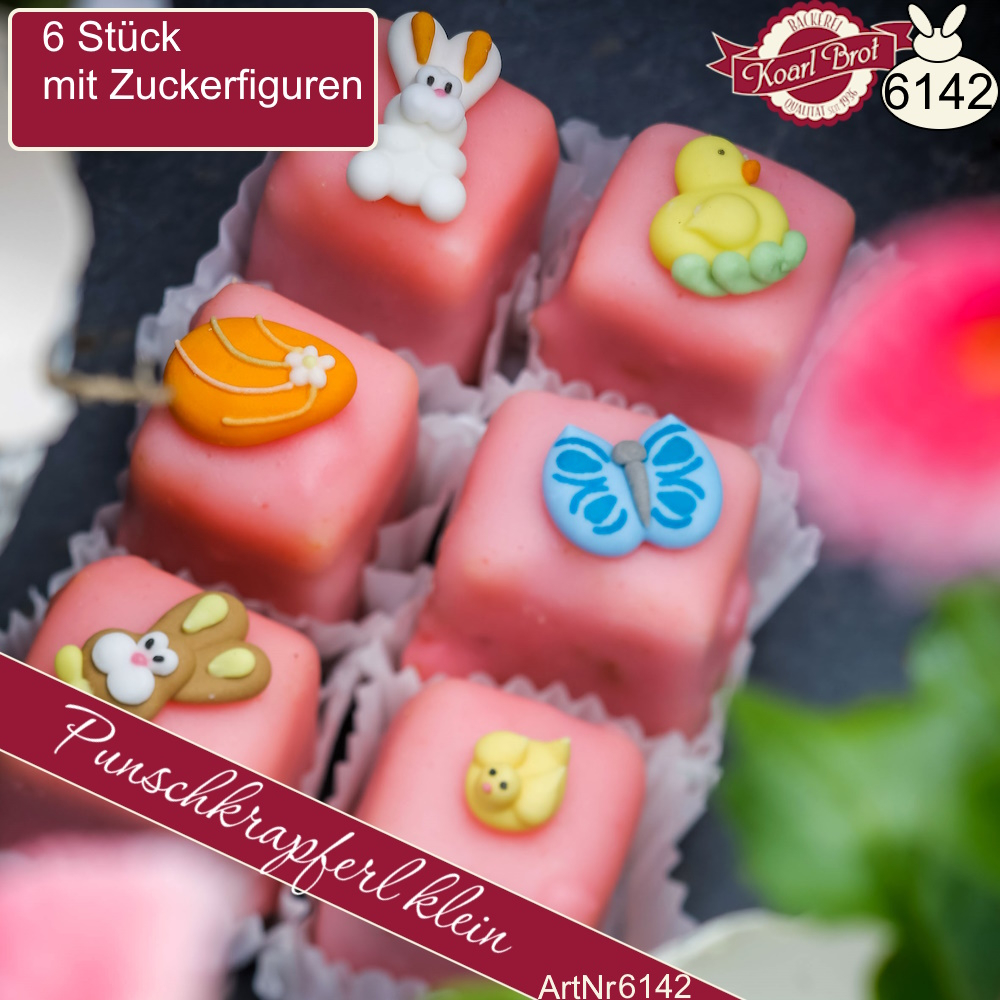 Punschkrapferl klein - 6 Stück