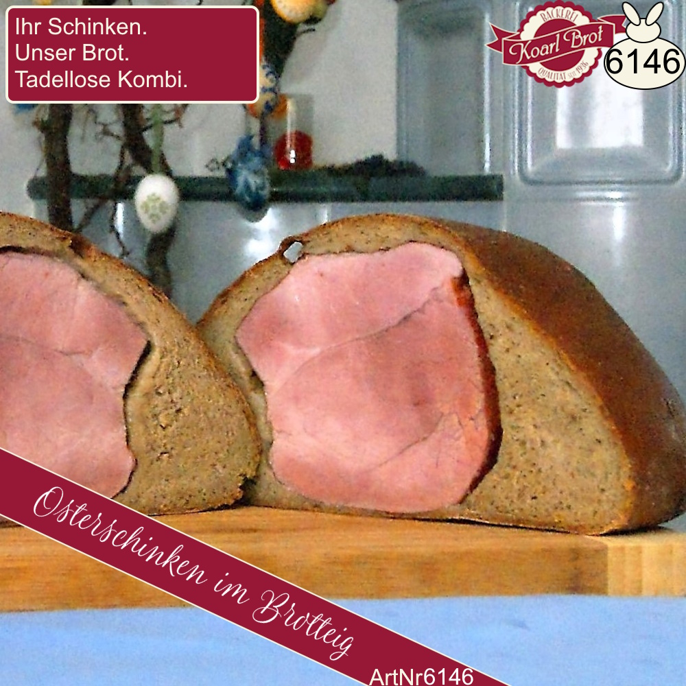 Osterschinken im Brotteig