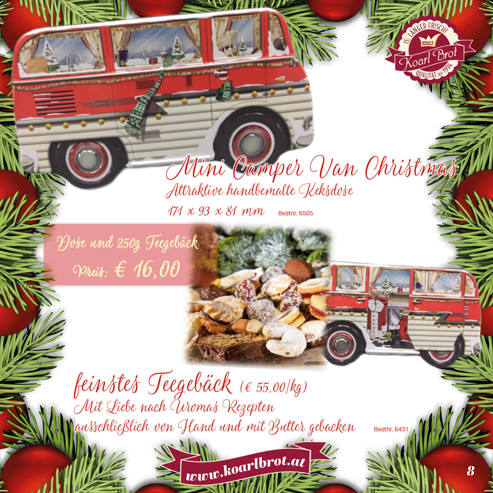 Dose und 250 g Teegebäck - 16,00 €